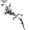 tatouage-ephemere-tribal-lezard-design-authentique-tribal