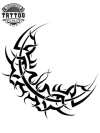 tatouage ephemere tribal lune design unique peau tatouage ephemere tribal lune design unique peau