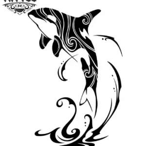 tatouage-ephemere-tribal-orque-design-unique tatouage-ephemere-tribal-orque-design-unique