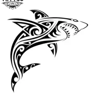 tatouage-ephemere-tribal-requin-style-oceanographe tatouage-ephemere-tribal-requin-style-oceanographe