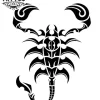 tatouage-ephemere-tribal-scorpion-temporarire-style-tribal tatouage-ephemere-tribal-scorpion-temporarire-style-tribal