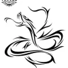 tatouage-ephemere-tribal-serpent-design-unique tatouage-ephemere-tribal-serpent-design-unique
