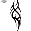 tatouage-ephemere-tribal-simple-motif-noir-durable tatouage-ephemere-tribal-simple-motif-noir-durable