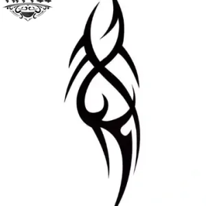 tatouage-ephemere-tribal-simple-motif-noir-durable tatouage-ephemere-tribal-simple-motif-noir-durable