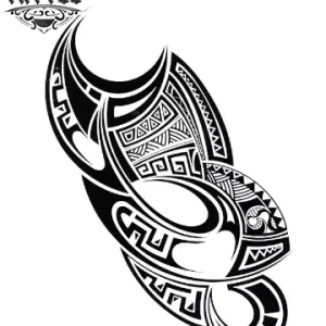 tatouage-ephemere-tribal-tahitien-design-unique-image tatouage-ephemere-tribal-tahitien-design-unique-image