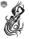 tatouage-ephemere-tribal-verseau-design-unique tatouage-ephemere-tribal-verseau-design-unique