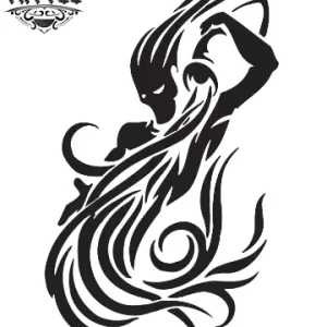 tatouage-ephemere-tribal-verseau-design-unique tatouage-ephemere-tribal-verseau-design-unique