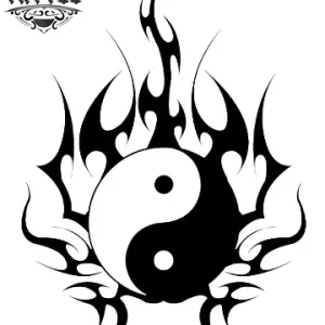 tatouage-ephemere-tribal-yin-yang-design-temporaire-tribal-elegant tatouage-ephemere-tribal-yin-yang-design-temporaire-tribal-elegant