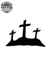 tatouage-ephemere-croix-chretiennes-trio-design-temporaire-avec-trois-croix
