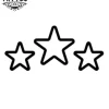 tatouage-ETOILE-ephemere-design-trois-etoiles-realistes tatouage-ETOILE-ephemere-design-trois-etoiles-realistes