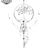 tatouage ephémère arbre de vie design spirituel tatouage ephémère arbre de vie design spirituel