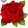 tatouage ROSE éphémère réalisme accessoire tendance peau tatouage ROSE éphémère réalisme accessoire tendance peau