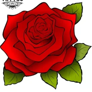 tatouage ROSE éphémère réalisme accessoire tendance peau