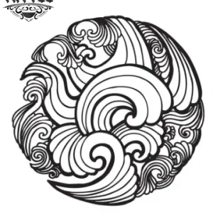 tatouage-ephemere-vague-mandala-design-unique tatouage-ephemere-vague-mandala-design-unique