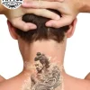 tatouage-ephemere-vague-nuque tatouage-ephemere-vague-nuque