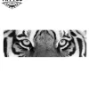 Image de tatouage éphémère yeux de tigre réaliste Image de tatouage éphémère yeux de tigre réaliste