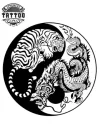 tatouage-temporaire-yin-yang-dragon-tigre tatouage-temporaire-yin-yang-dragon-tigre