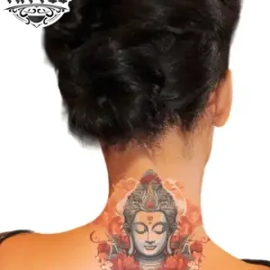 tatouage ephemere zen nuque design apaisant temporaire tatouage ephemere zen nuque design apaisant temporaire