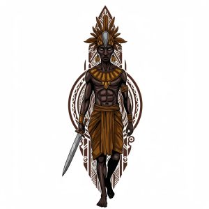 Tatouage Guerrier Mansi Tribal tatouage-guerrier-mansi-tribal