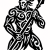 Tatouage Guerrier Tribal Central tatouage-guerrier-tribal-central