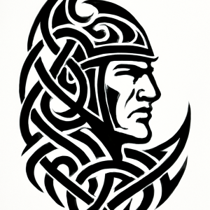 Tatouage Guerrier Tribal Entrelacé tatouage-guerrier-tribal-entrelace