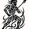 Tatouage Guerrier Tribal Fluides tatouage-guerrier-tribal-fluides