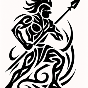 Tatouage Guerrier Tribal Fluides tatouage-guerrier-tribal-fluides