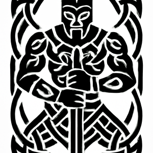Tatouage Guerrier Tribal Géométrique tatouage-guerrier-tribal-géométrique