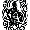 Tatouage Guerrier Tribal Harmonieux tatouage-guerrier-tribal-harmonieux