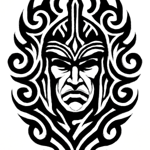 Tatouage Guerrier Tribal Intense tatouage-guerrier-tribal-intense
