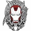 Tatouage Iron Man Maori Fusion tatouage-iron-man-maori-fusion