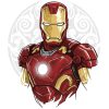 Tatouage Iron Man Maori Héroïque tatouage-iron-man-maori-heroique