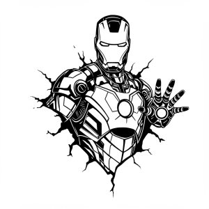 Tatouage Iron Man Tribal Avant-garde tatouage-iron-man-tribal-avant-garde