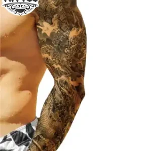 tatouage-bras-ephemere-japonais-noir-et-blanc tatouage-bras-ephemere-japonais-noir-et-blanc