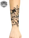 tatouage-ephemere-avant-bras-loup-femme-durable-tendance tatouage-ephemere-avant-bras-loup-femme-durable-tendance
