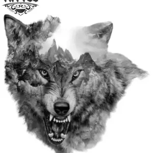 tatouage-loup-ephemere-montagne-art-corporel-temporaire-sauvage tatouage-loup-ephemere-montagne-art-corporel-temporaire-sauvage