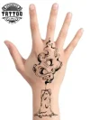 tatouage-ephemere-main-bougie-design-unique tatouage-ephemere-main-bougie-design-unique