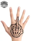 tatouage main ephemere squelette art corporel temporaire tatouage main ephemere squelette art corporel temporaire