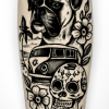 Tatouage Manchette Boxer Combi Plage Tatouage Manchette Boxer Combi Plage
