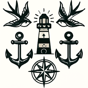 Tatouage Marin Old School Aventure Tatouage Marin Old School Aventure