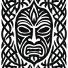 Tatouage Masque Tribal Entrelacé tatouage-masque-tribal-entrelace