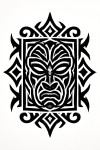 Tatouage Masque Tribal Géométrique tatouage-masque-tribal-géométrique