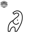 minuscule-art-temporaire-durable-elephant-design-discret minuscule-art-temporaire-durable-elephant-design-discret