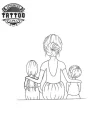 mini-tatouage-temporaire-famille-à-la-mode