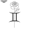 petit-tatouage-temporaire-gemeaux-zodiaque-signe-astrologique petit-tatouage-temporaire-gemeaux-zodiaque-signe-astrologique