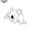minuscule-art-corporel-temporain-koala-charmant-et-delicat