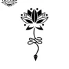 petit-tatouage-temporaire-fleur-de-lotus-chic-et-moderne petit-tatouage-temporaire-fleur-de-lotus-chic-et-moderne