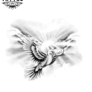 tatouage-oiseau-nuage-design-temporaire-emphémère tatouage-oiseau-nuage-design-temporaire-emphémère