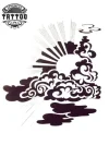 tatouage-ephemere-soleil-et-nuage-design-unique-tatouage-soleil tatouage-ephemere-soleil-et-nuage-design-unique-tatouage-soleil