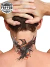 tatouage_ephemere_oiseau_nuque_tendance tatouage_ephemere_oiseau_nuque_tendance